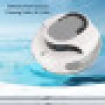 ワイヤレスプールクリーナーロボット、自動駐車機能付き、地上/地下プールに対応、UKプラグ